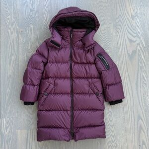 Burberry Purple Puffer Coat